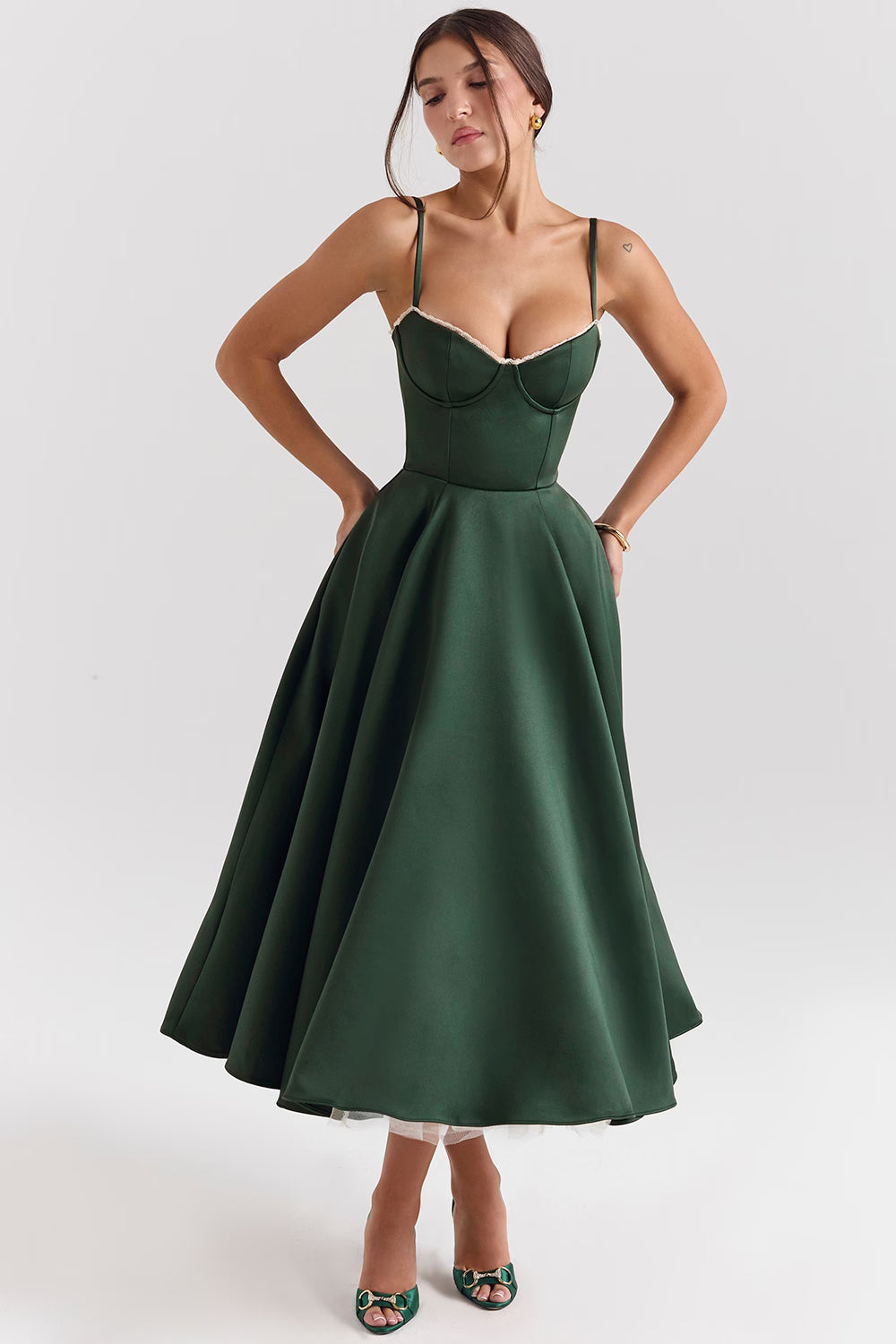 Mademoiselle Dress – fairytale satin elegance