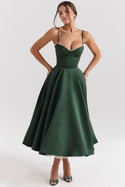 Mademoiselle Dress – fairytale satin elegance