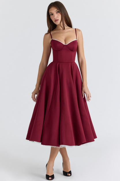 Mademoiselle Dress – fairytale satin elegance