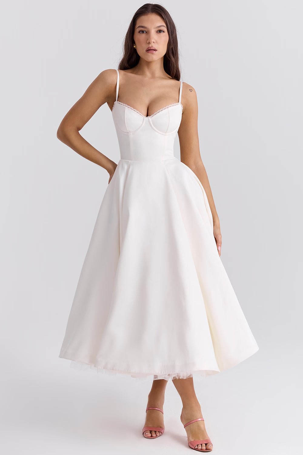 Mademoiselle Dress – fairytale satin elegance