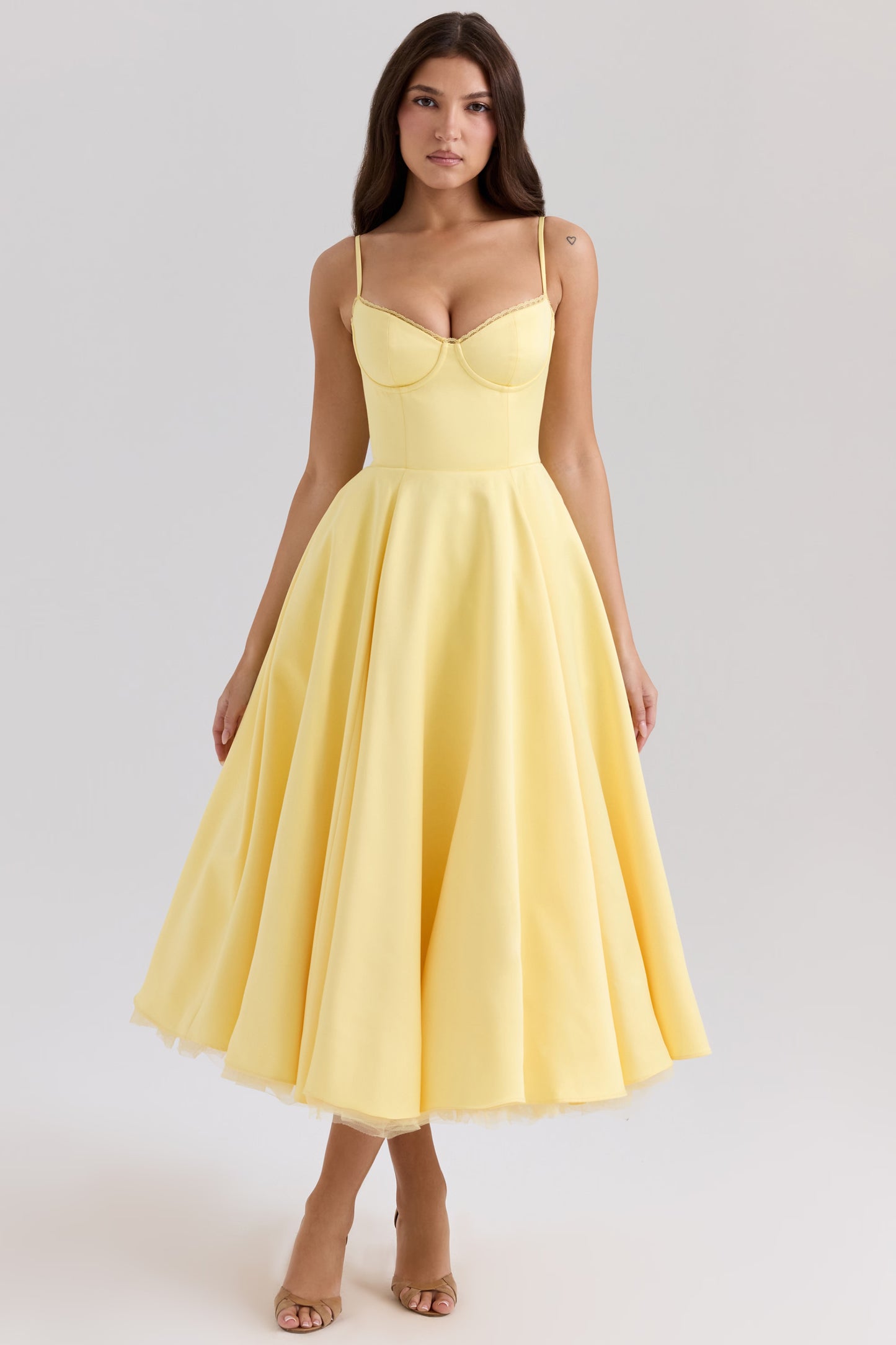 Mademoiselle Dress – fairytale satin elegance